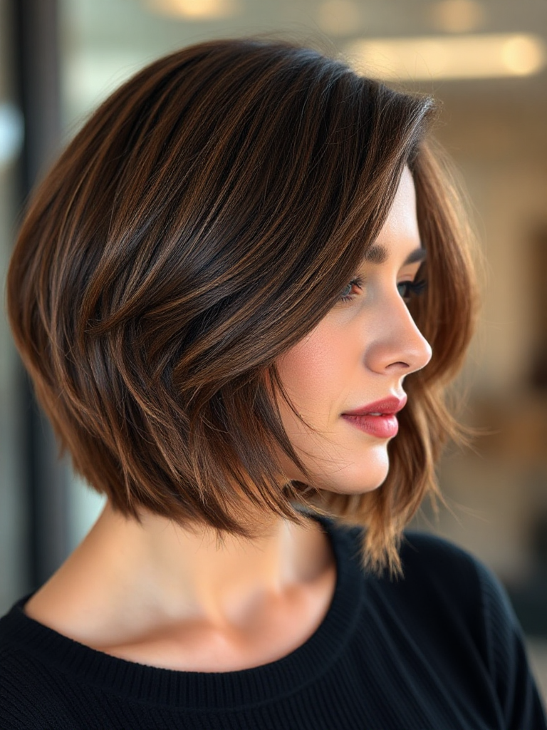 Short Haircuts with Side Bangs