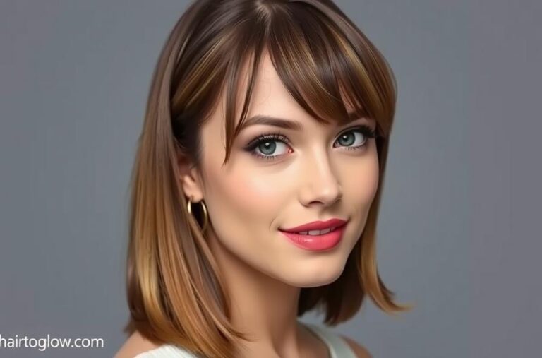 Medium-Length Hairstyles with Bangs