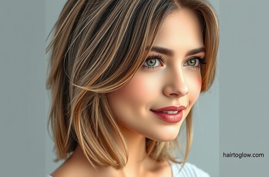 Textured Medium-Length Haircuts