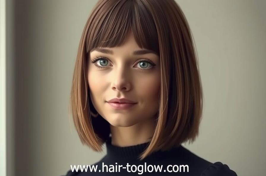 Shoulder-Length Blunt Haircut