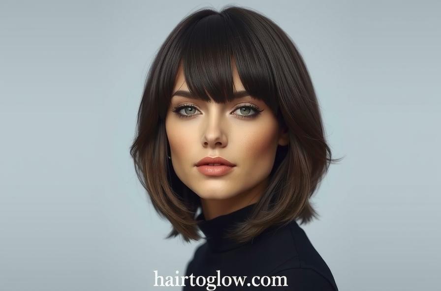 Chin-Length Shag Haircuts