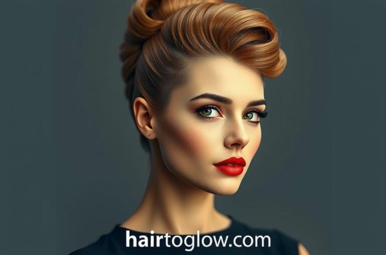 Retro Beehive Updo