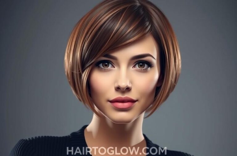 Short Bob with Blunt Bangs